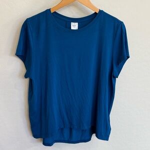 Athleta Short Sleeve Crewneck Top - Teal Blue, Size Small. Like New!